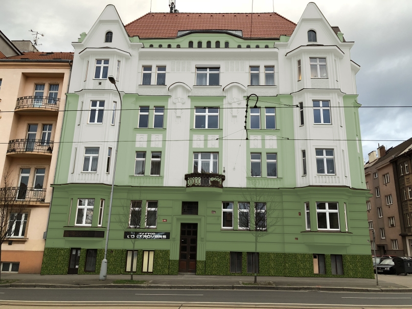 Bytové domy - vizualizace fasád